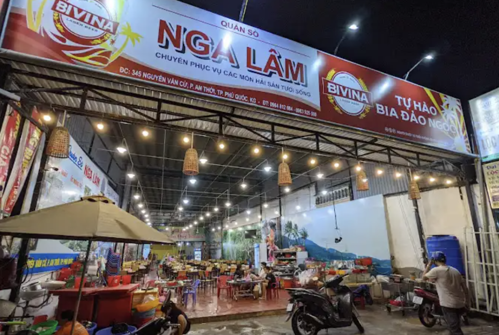 Quán sò Nga Lâm Phú Quốc