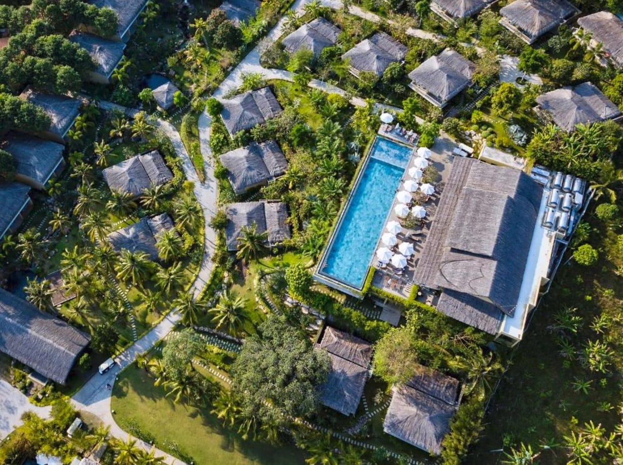 Toàn cảnh Lahana Resort Phú Quốc được chụp từ trên cao