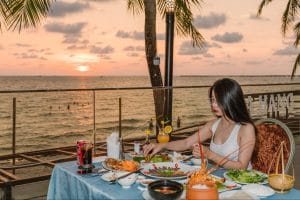 Stunning Sunset Views While Dining