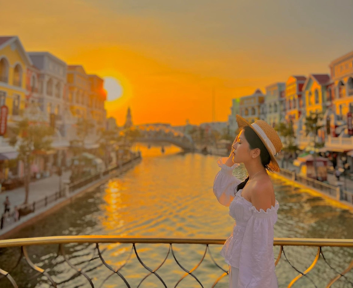 Hoàng hôn trên kênh đào Venice Phú Quốc