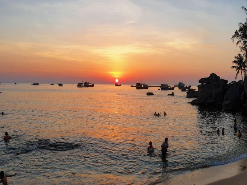 Relax at Cua Can Beach close to Corona Casino Phu Quoc