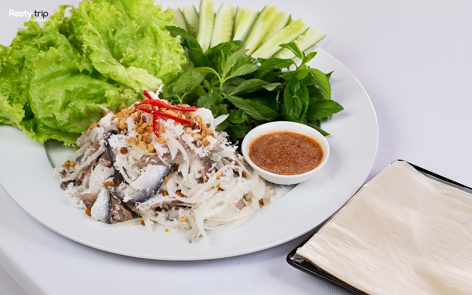 Herring Salad (Goi Ca Trich) Corona Casino Phu Quoc