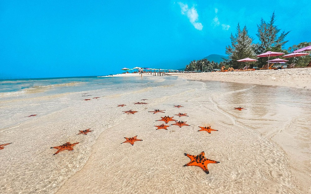 Starfish Beach close to Phu Quoc National Park, featured by Corona Casino Phu Quoc