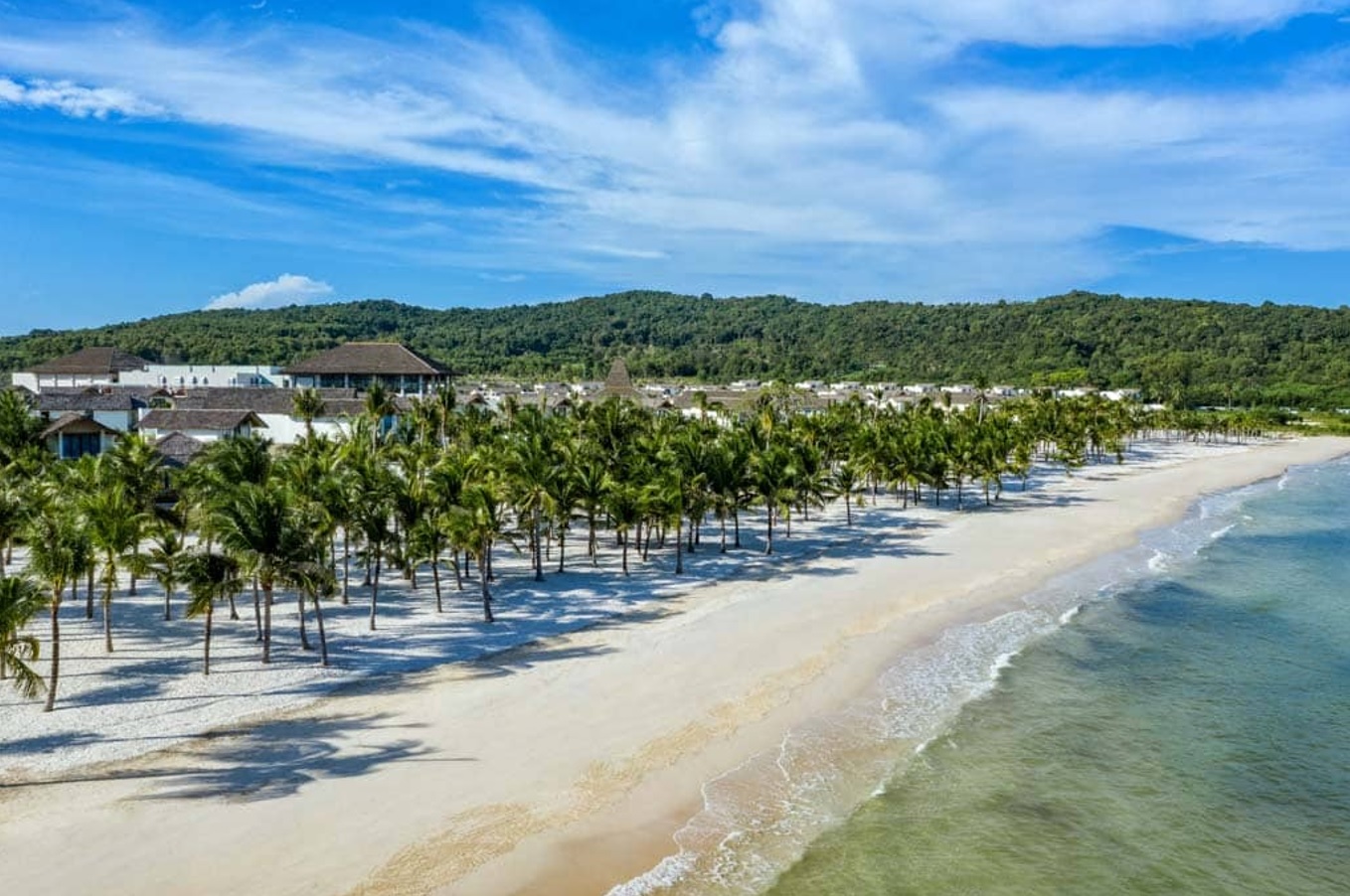 Panoramic view of Phu Quoc Khem Beach, introduced by Corona Casino Phu Quoc