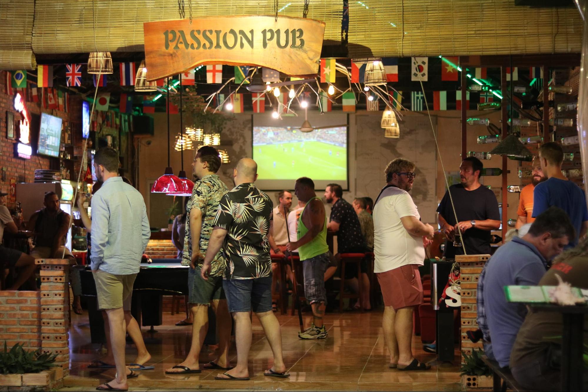 Passion Pub & Sports Bar is a favorite hangout spot for sports lovers Corona Casino Phu Quoc