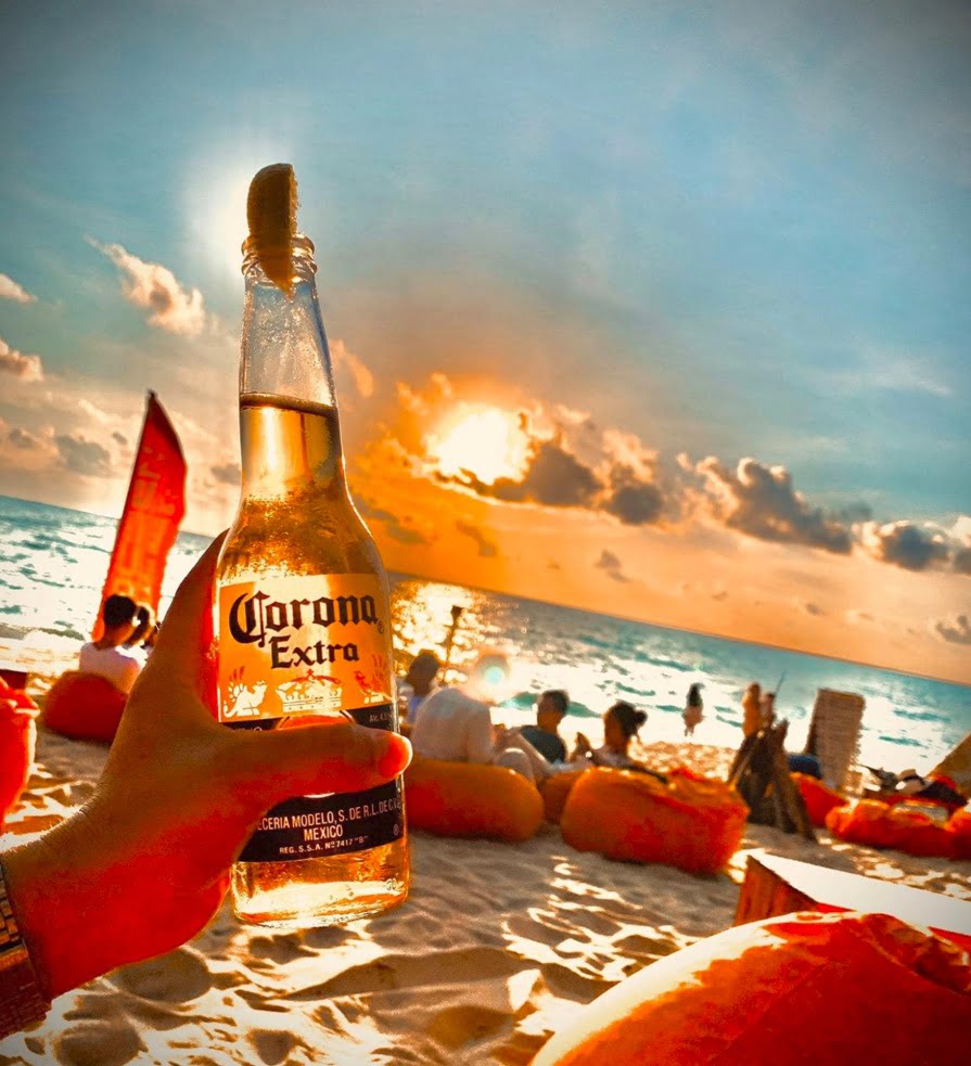 Savoring an ice-cold beer at sunset is an experience everyone loves Corona Casino Phu Quoc