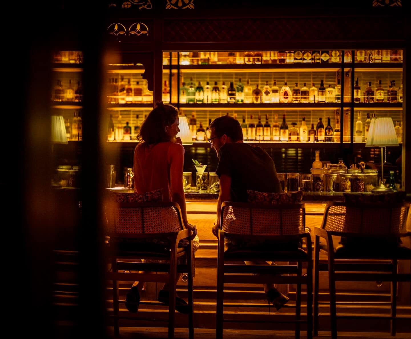 Sip cocktails in a cozy, vintage setting at Origin 1982 Corona Casino Phu Quoc