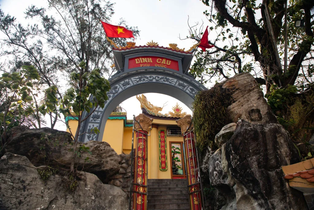 Dinh Cau Temple history and legend near Corona Casino Phu Quoc