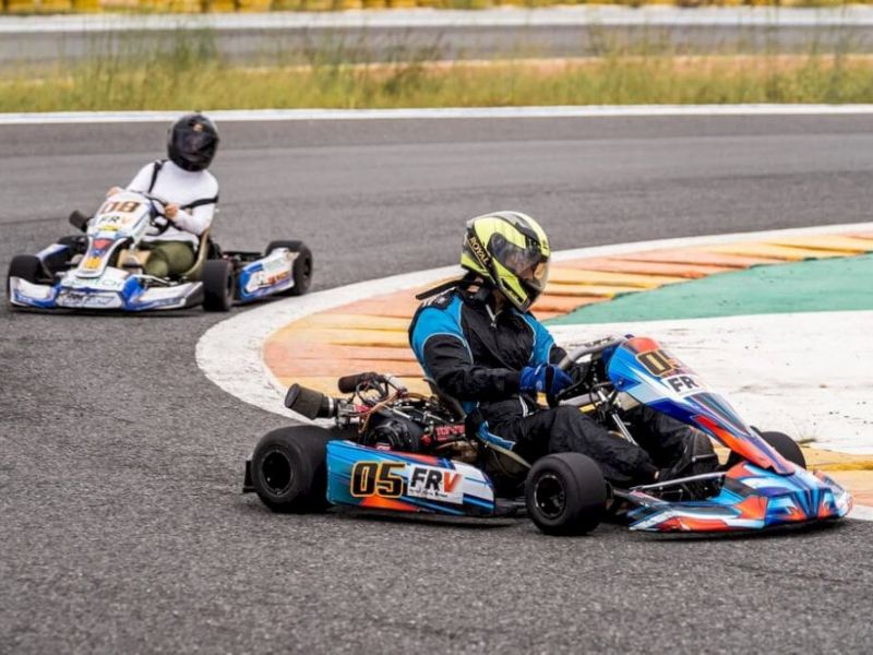 Go-kart racing at King Kart near Ong Lang Beach Phu Quoc close to Corona Casino Phu Quoc