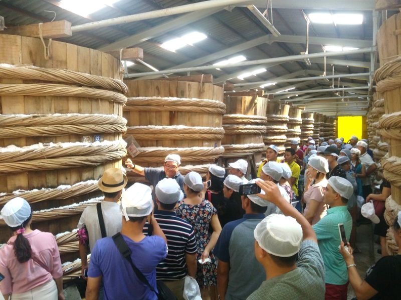 Authentic Nam Ngu Phu Quoc fish sauce factory experience near Corona Casino Phu Quoc