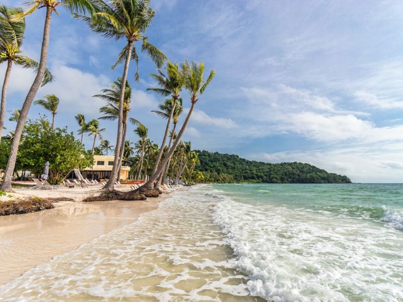 Unwind on Phu Quoc’s pristine beaches like Sao Beach, Khem Beach