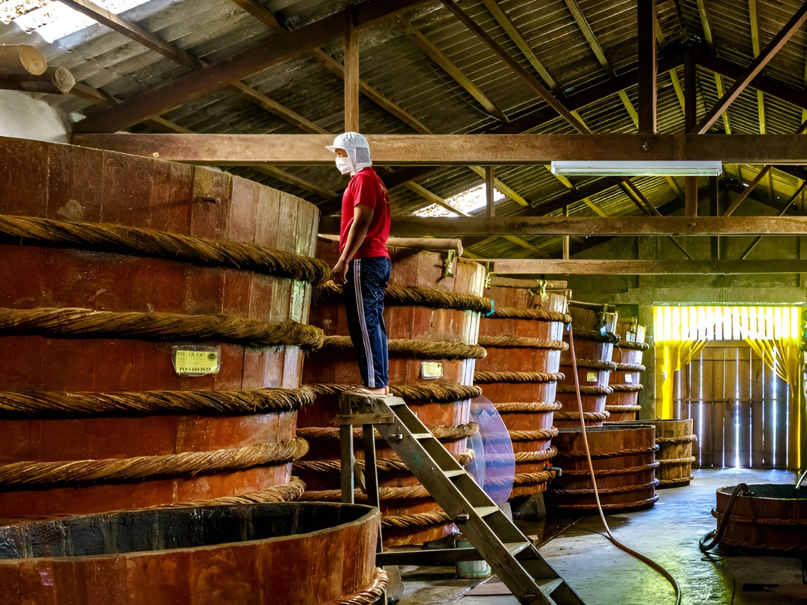Visit the famous fish sauce factory of Phu Quoc in Duong Dong Town close to Casino Corona Phu Quoc