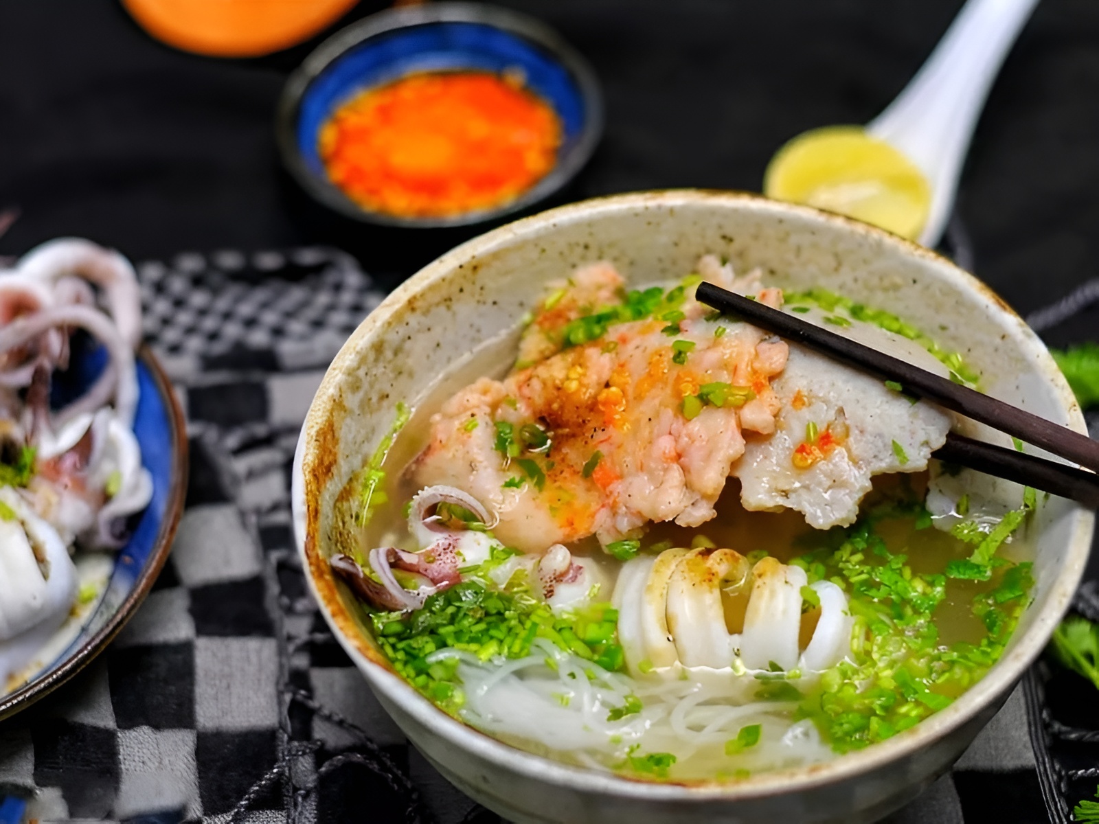 Stirred Noodle Soup is a specialty not to be missed when coming to Phu Quoc near Casino Corona Phu Quoc
