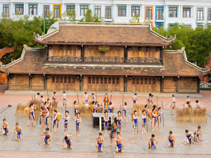 Clear blue skies highlight the beautiful January weather on Phu Quoc island near Corona Casino Phu Quoc