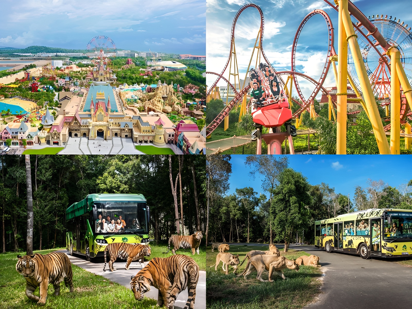 Enjoy playful family moments at VinWonders and Vinpearl Safari, conveniently located near Corona Casino Phu Quoc
