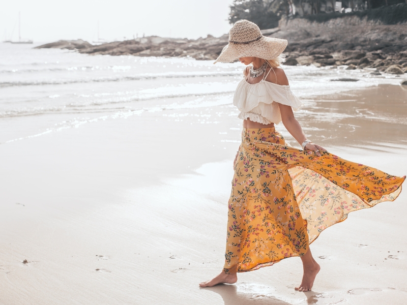 Comfortable and breathable fabrics like cotton or linen are perfect for exploring Phu Quoc in April near Corona Casino Phu Quoc