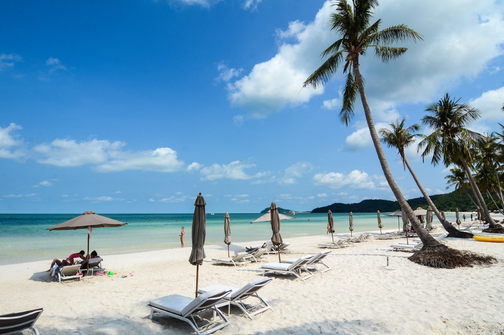 Scenic coastal view showing typical Phu Quoc weather in May around Corona Casino Phu Quoc