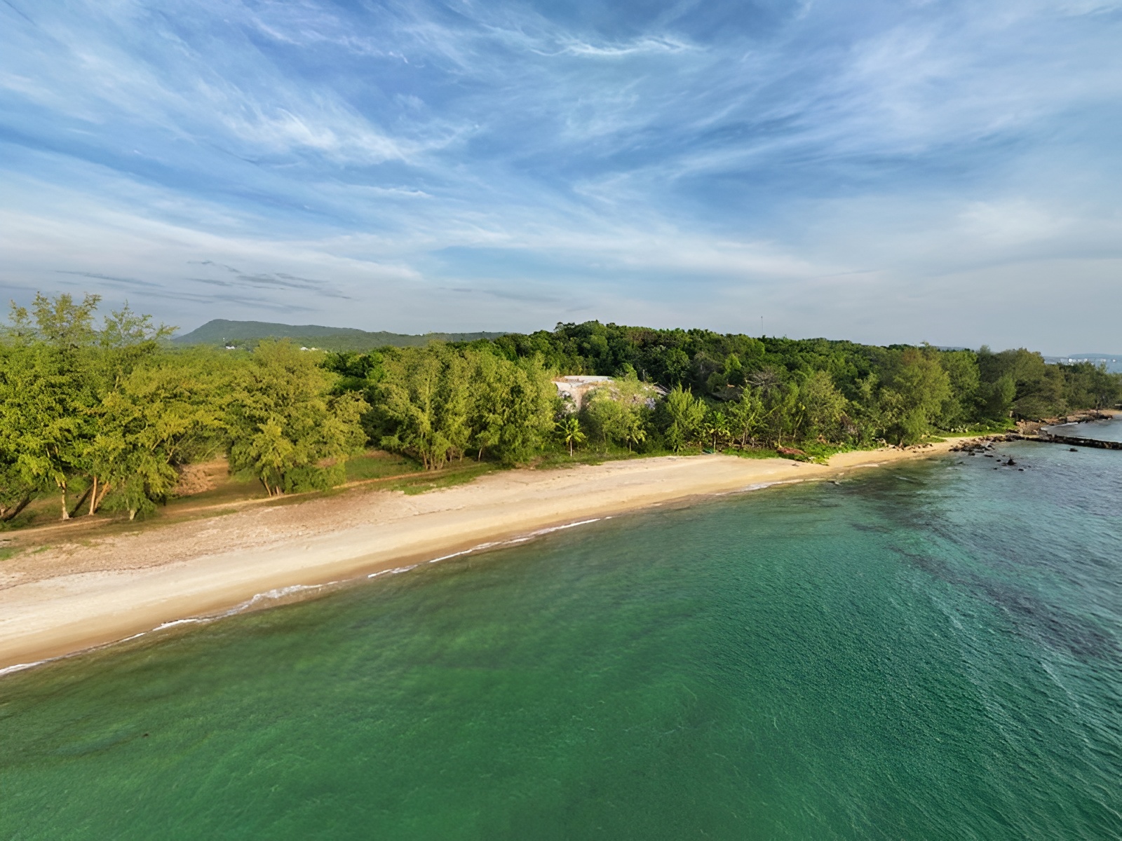 Relaxing on the golden sands of Ong Lang Beach a peaceful spot not far from Corona Casino Phu Quoc