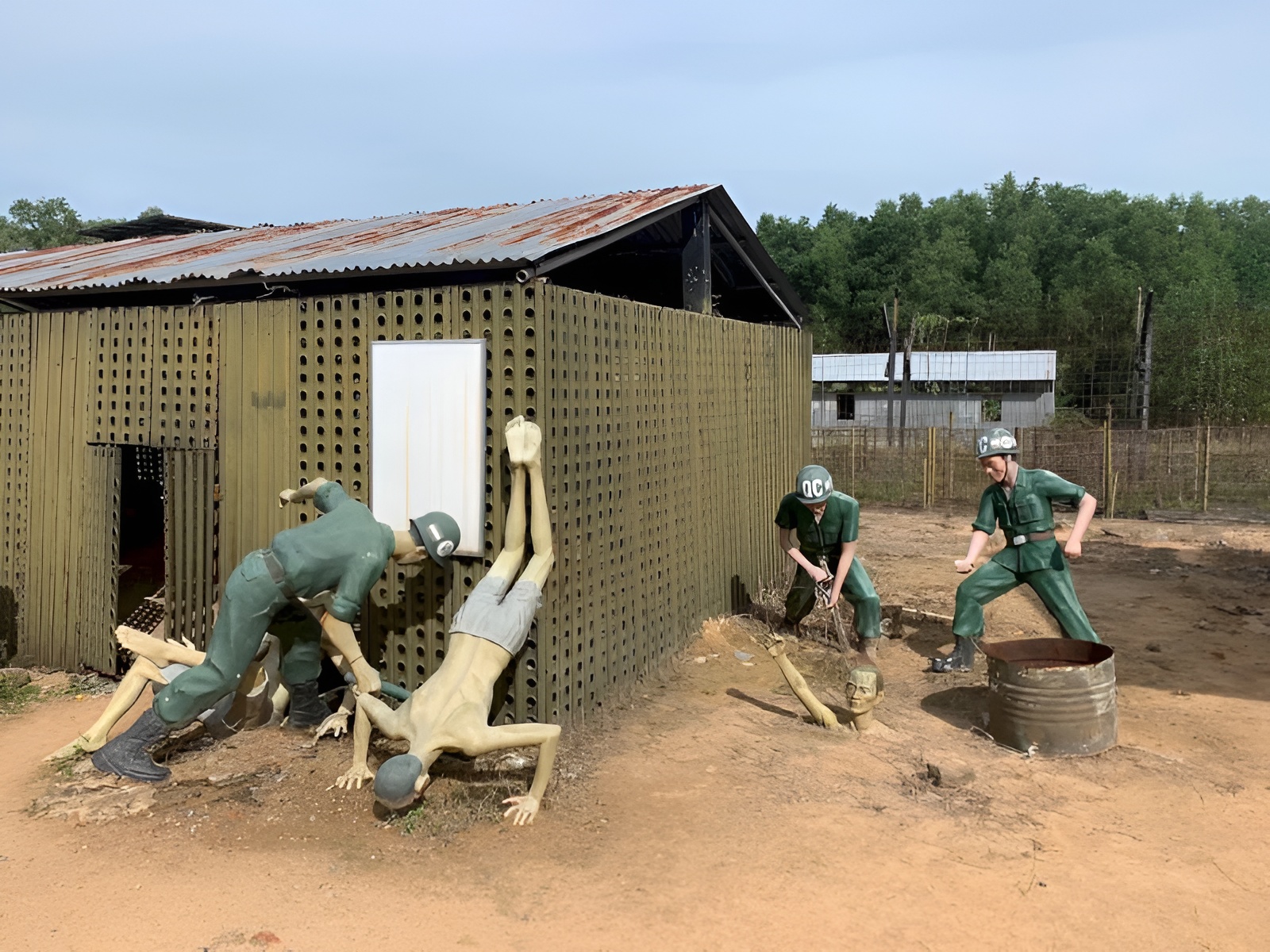 A historical monument Phu Quoc Prison museum detailing Vietnam's wartime past a cultural visit near Corona Casino Phu Quoc