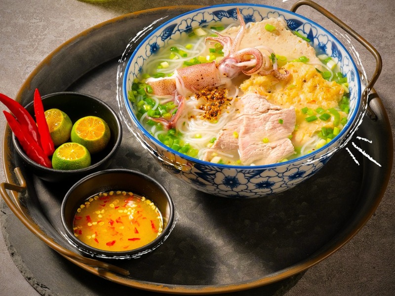 Bún quậy Kiến Xây là một món ăn độc quyền tại Phú Quốc nằm gần khu vực Corona Casino Phú Quốc