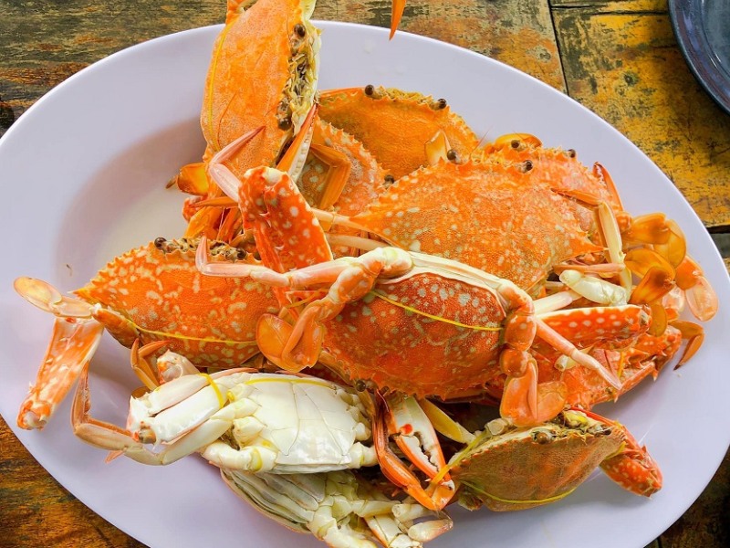 Ghẹ Hàm Ninh gần khu vực Corona Casino Phú Quốc