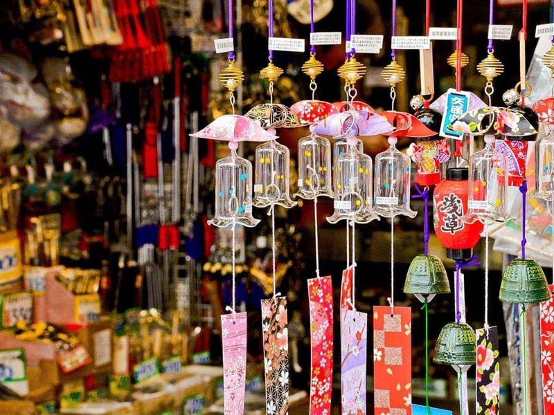 A shop display with various local gifts and souvenirs near Corona Casino Phu Quoc