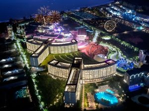 A photo showcasing the easy access to nearby entertainment attractions and island experiences from the luxury Corona Casino Phu Quoc