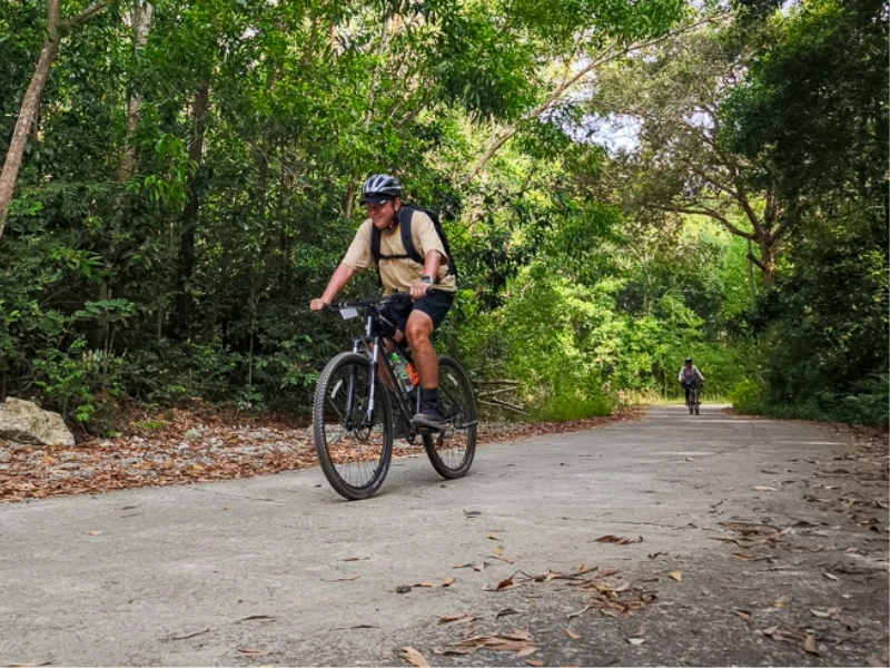 A photo of an adventure ride through jungle trails and natural landscapes located near the luxury Corona Casino Phu Quoc resort