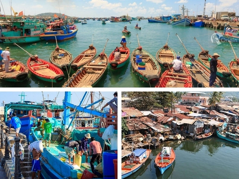 Daily life at a traditional fishing village in Phu Quoc close to Corona Resort & Casino Phu Quoc