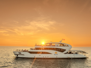 Buffet dining on the Nautilus Sunset Cruise recommended by Corona Resort & Casino Phu Quoc