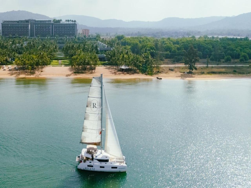Luxury yacht experience similar to premium charters available at Corona Resort & Casino Phu Quoc